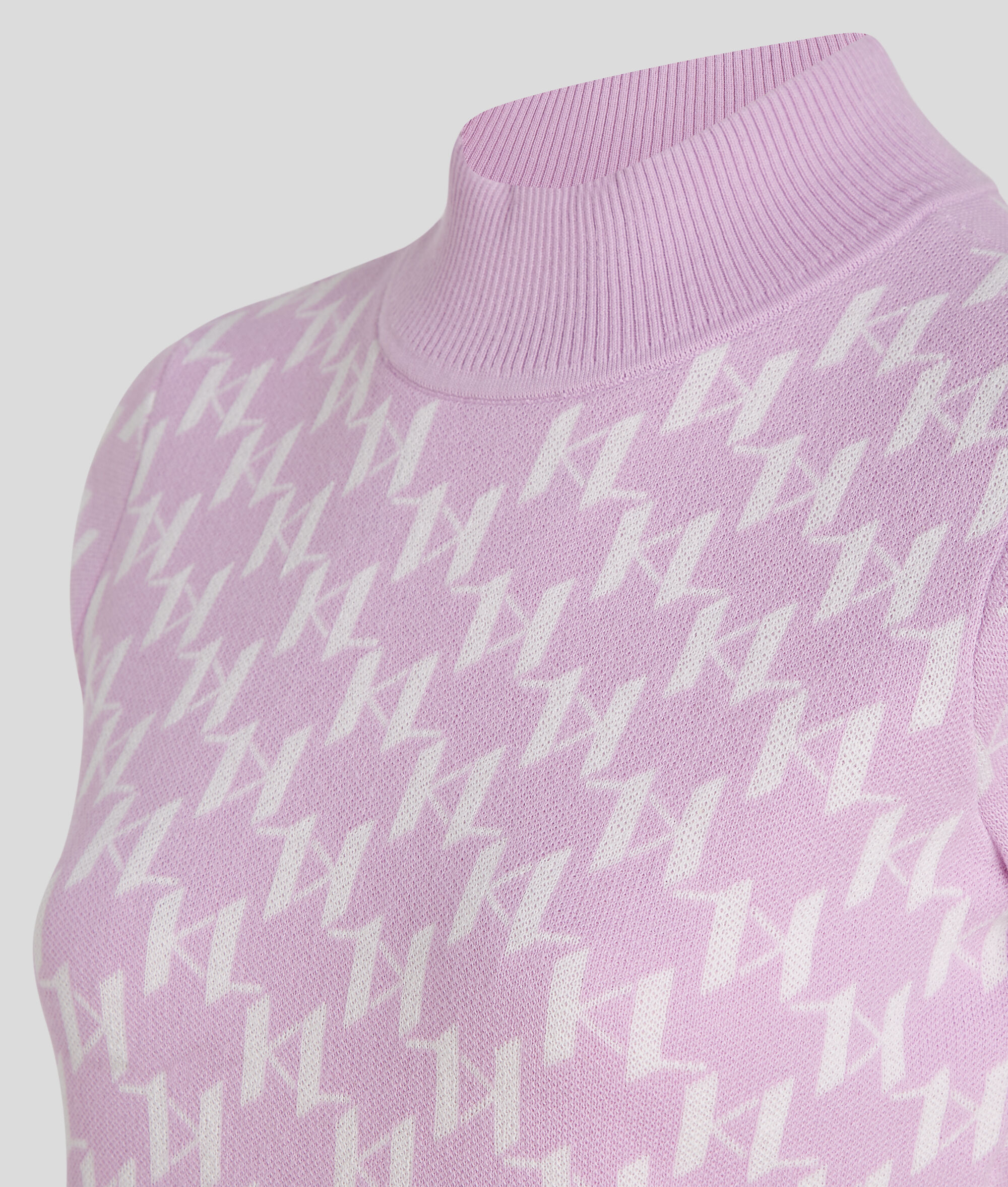 (image for) Precious KL Monogram Mock-Neck Jumper